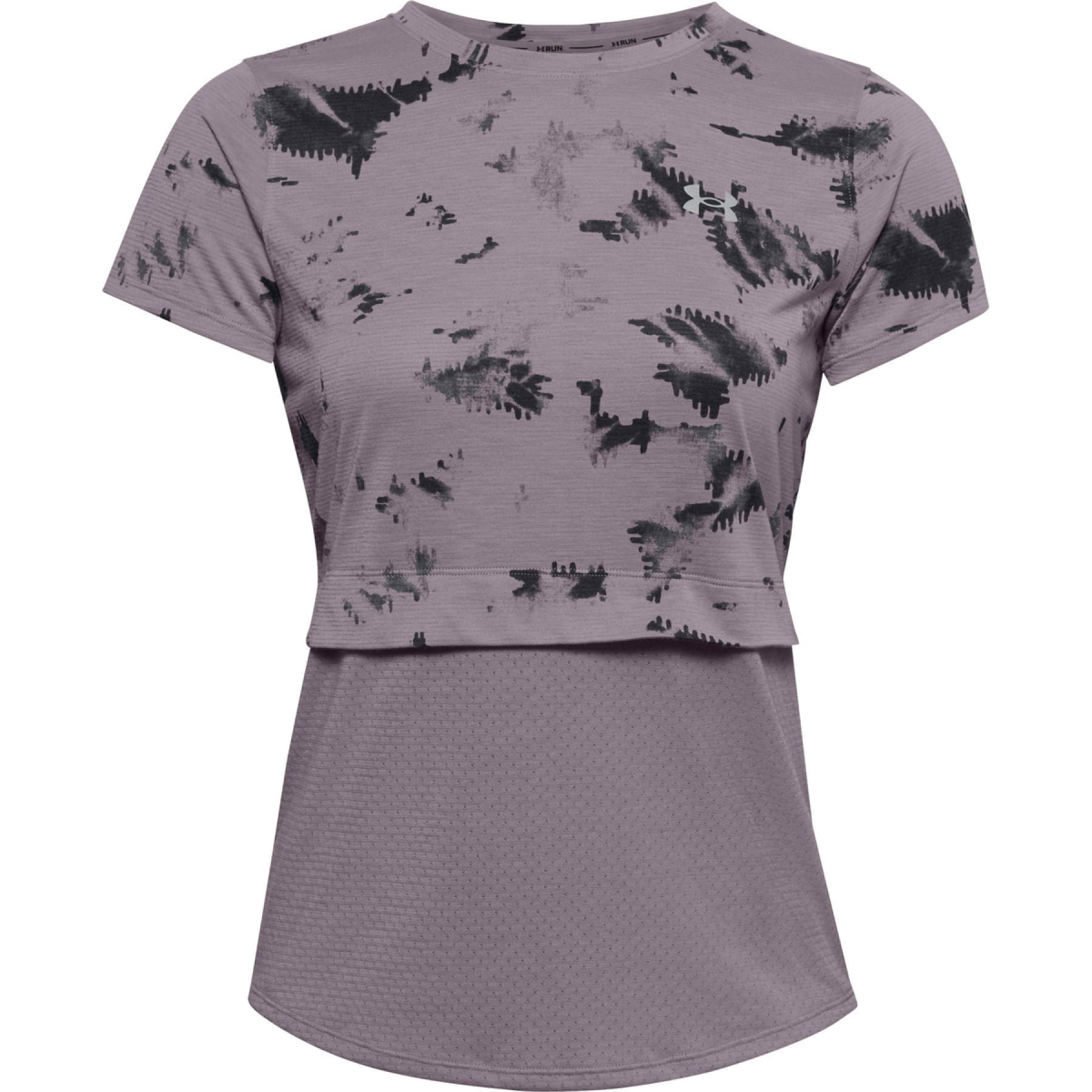 T-shirt för kvinnor Under Armour à manches courtes Streaker 2.0 Inverse
