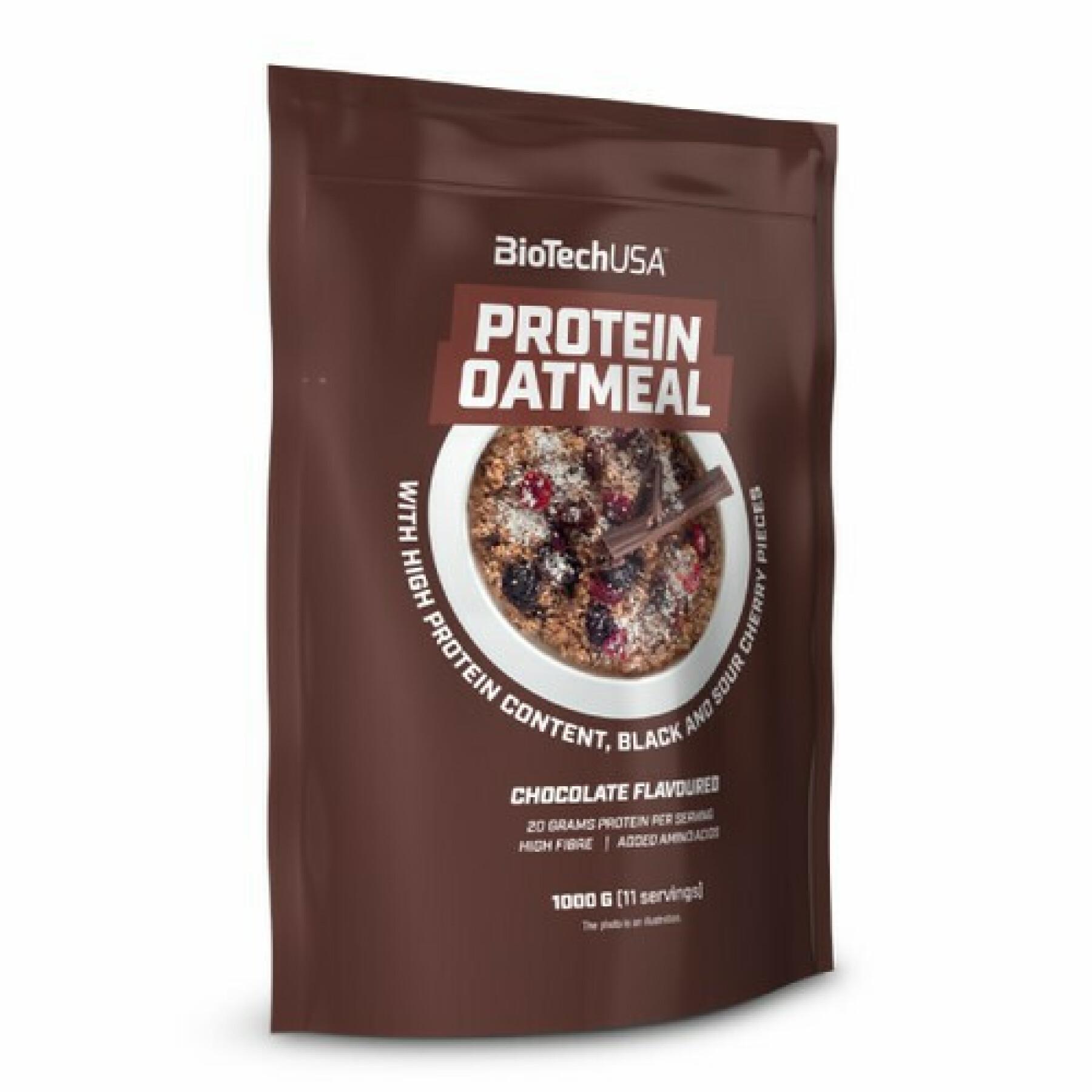 Snacksäckar med protein Biotech USA - Chocolat-cerise-griotte - 1kg