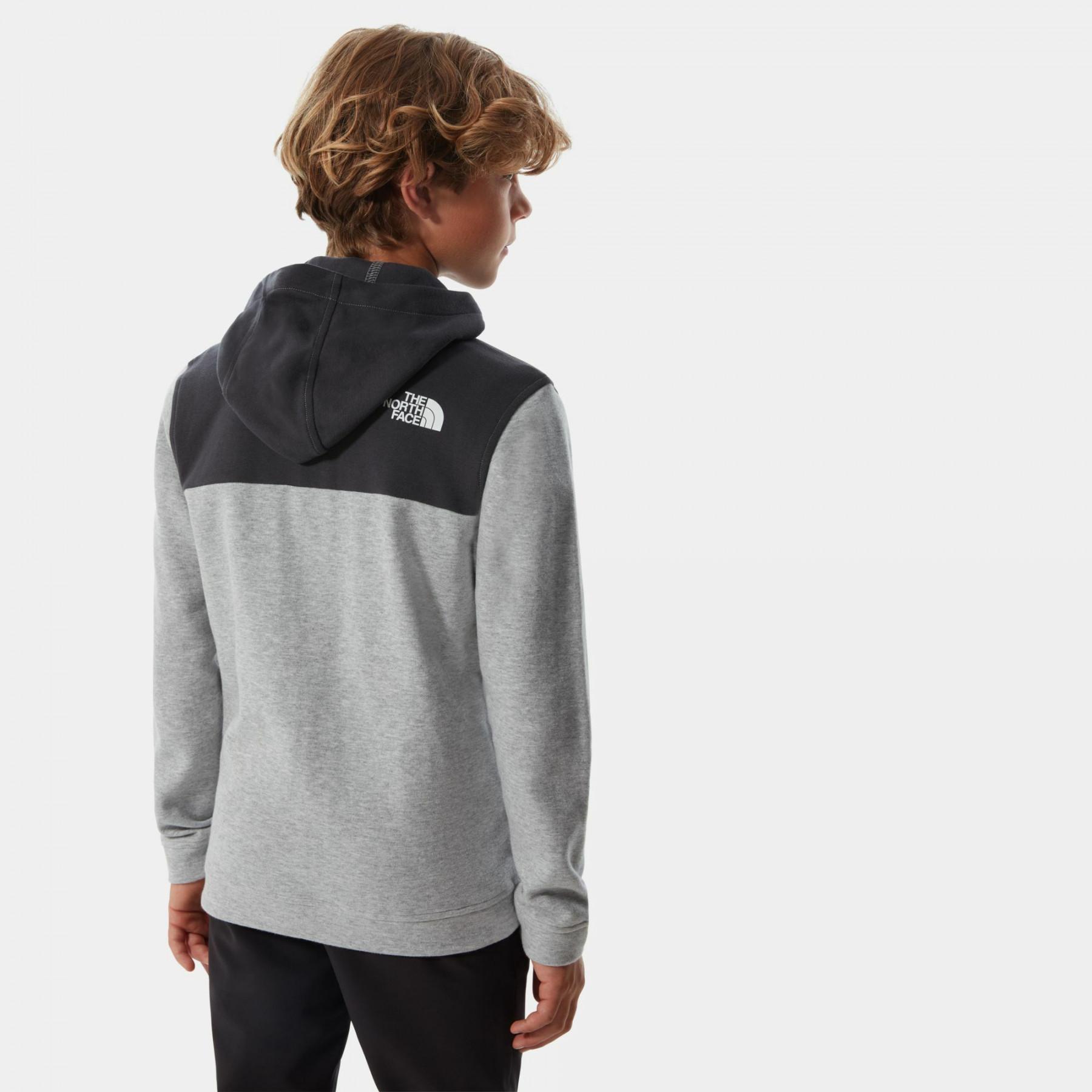 Slacker-hoodie med dragkedja för barn
