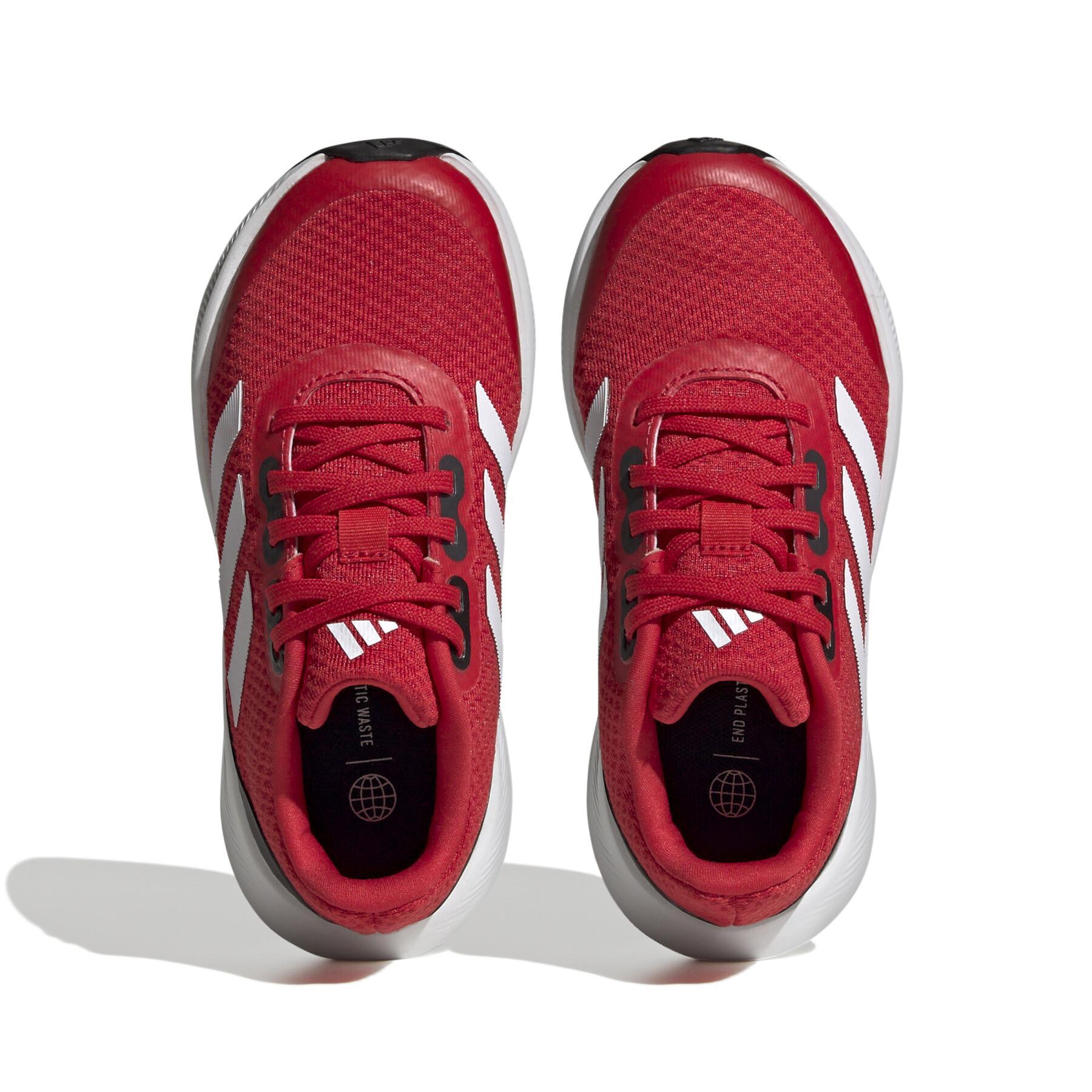 Löparskor med snörning för barn adidas RunFalcon 3