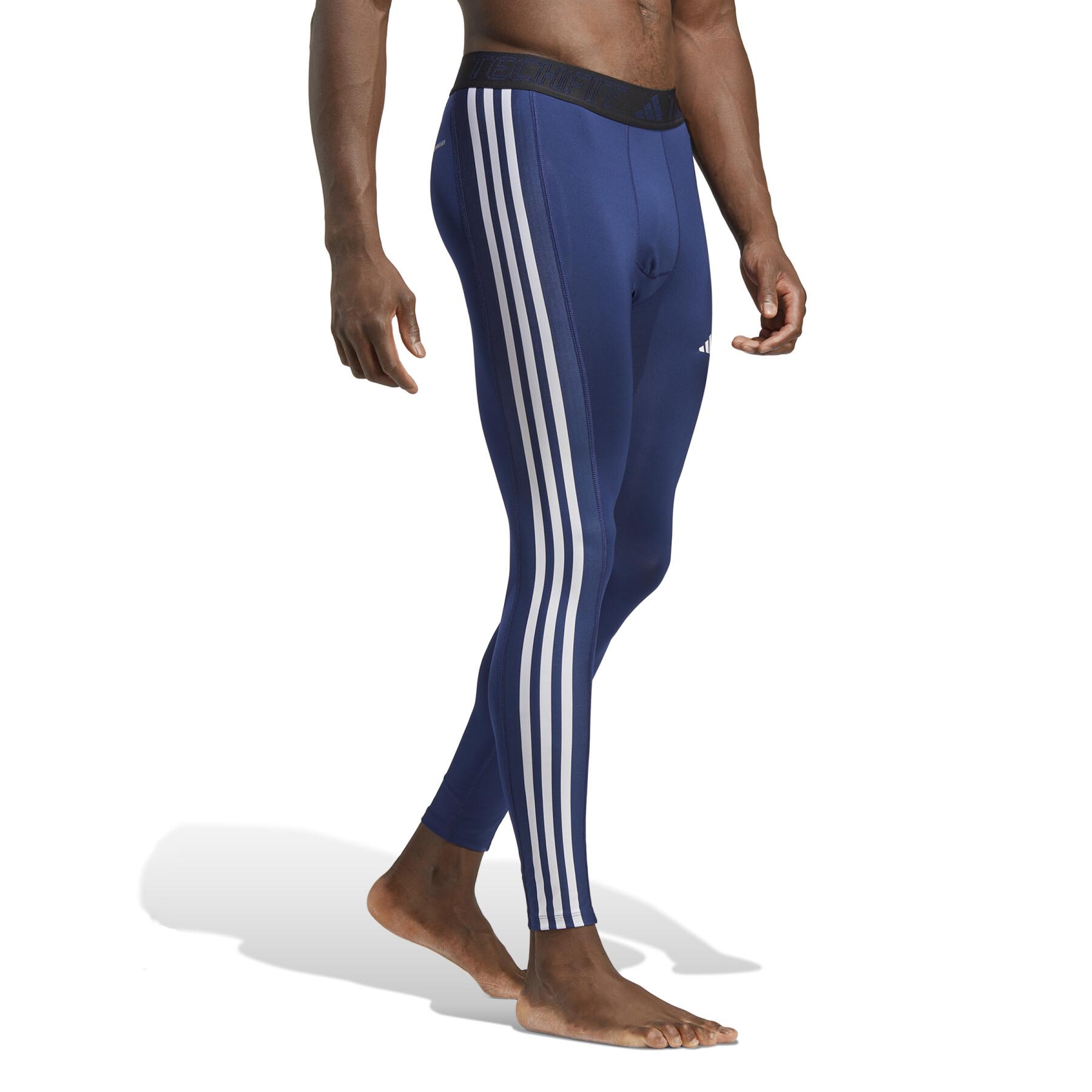 Långa leggings adidas Techfit 3-Stripes