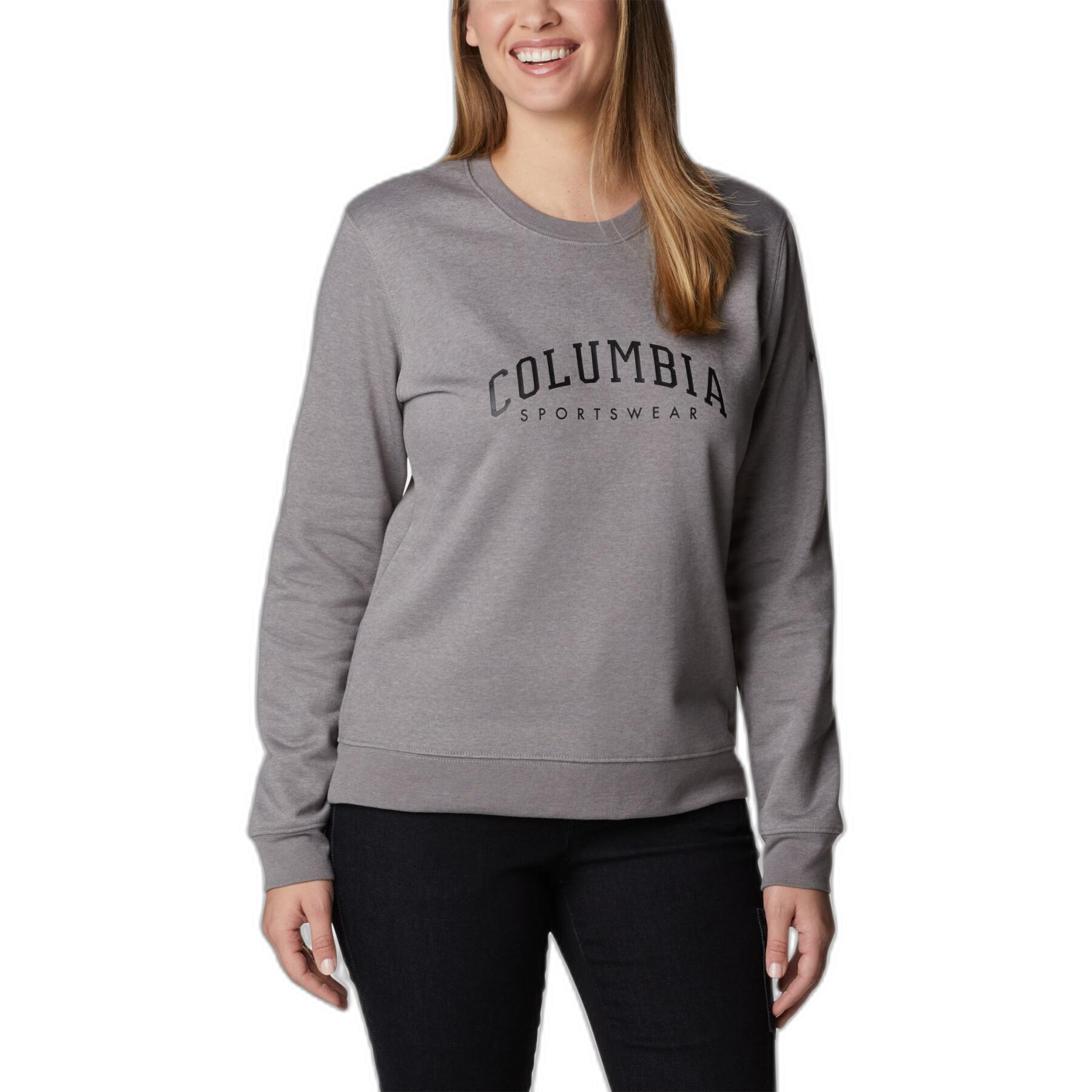 Sweatshirt med rund halsringning för kvinnor Columbia Graphic Trek™