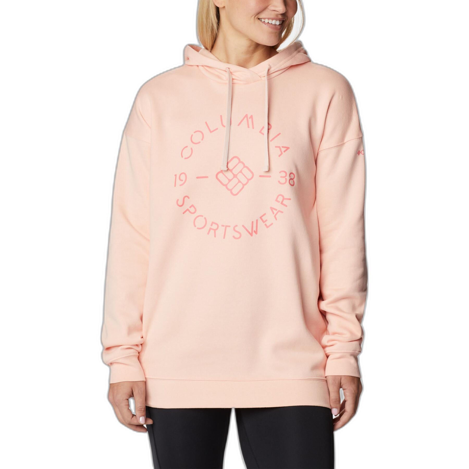 Sweatshirt med huva för kvinnor Columbia Trek™ Oversized