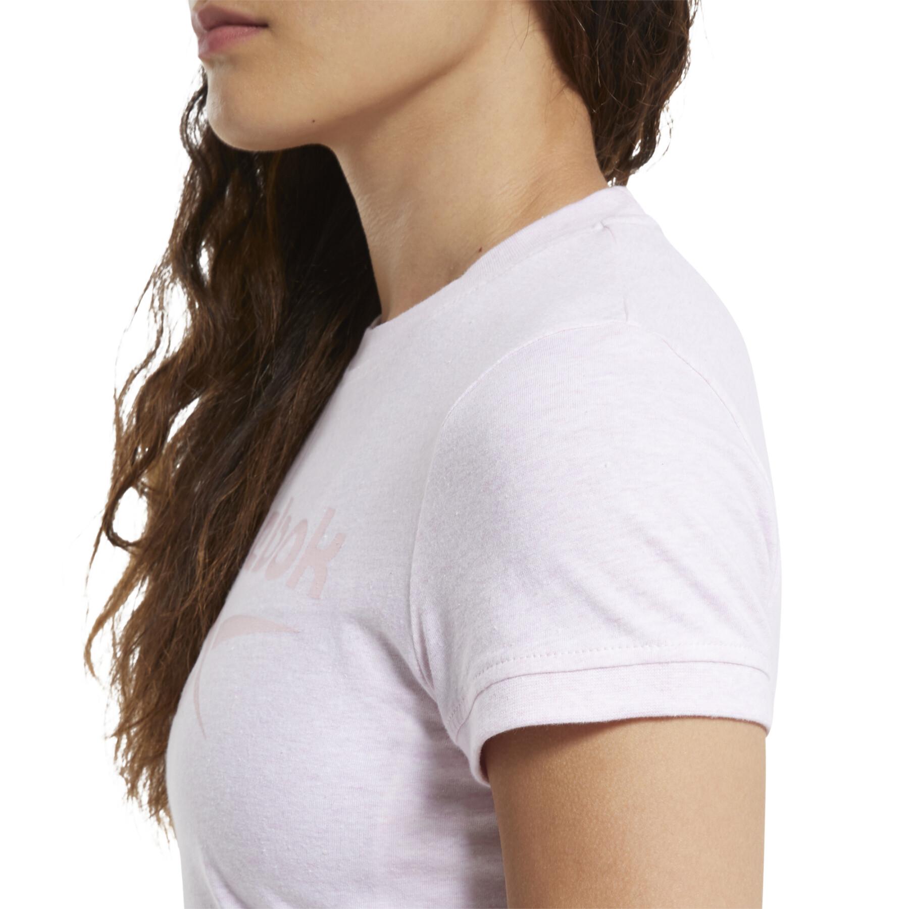T-shirt för kvinnor Reebok Training Essentials Textured