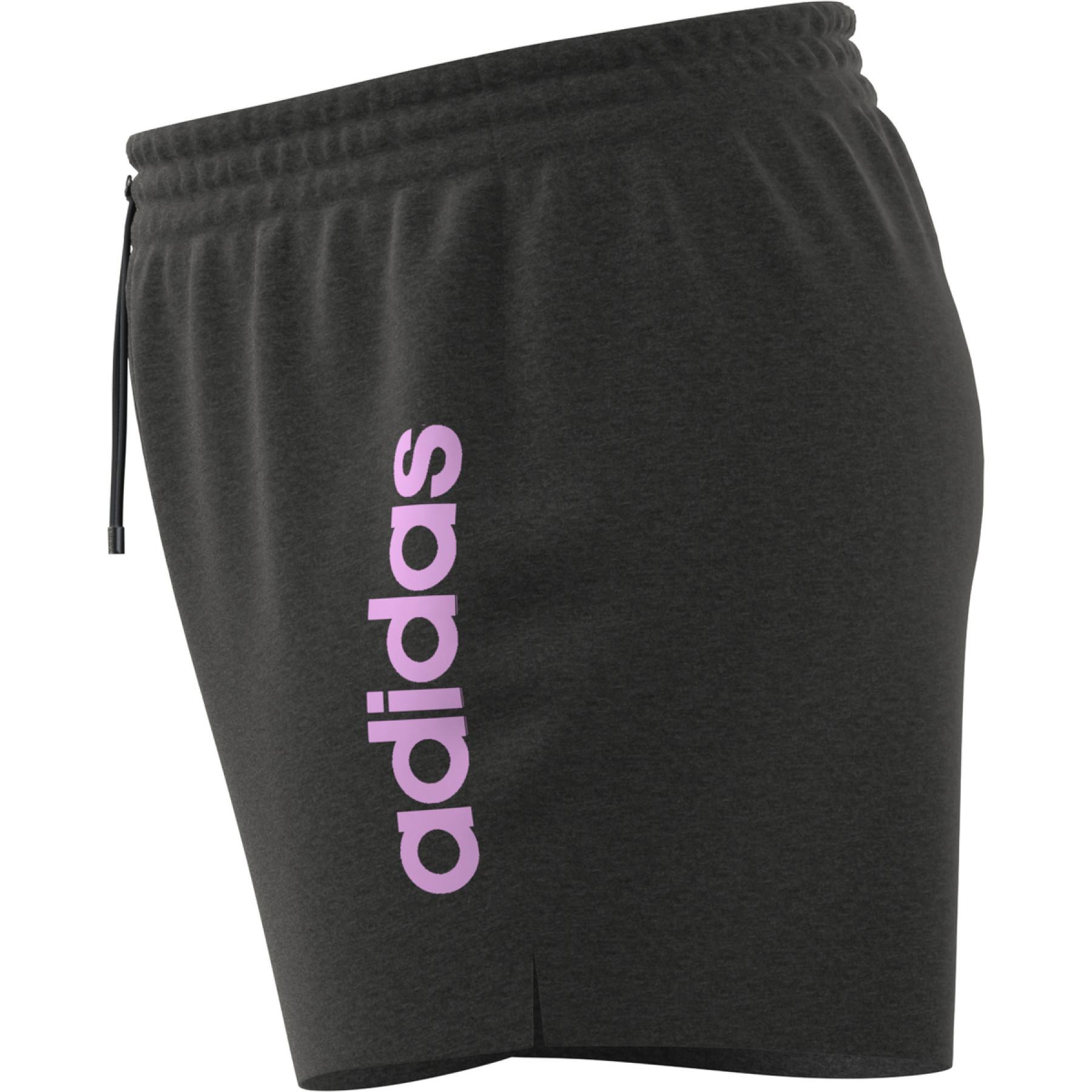Shorts för kvinnor adidas Essential slim Logo Grande Taille