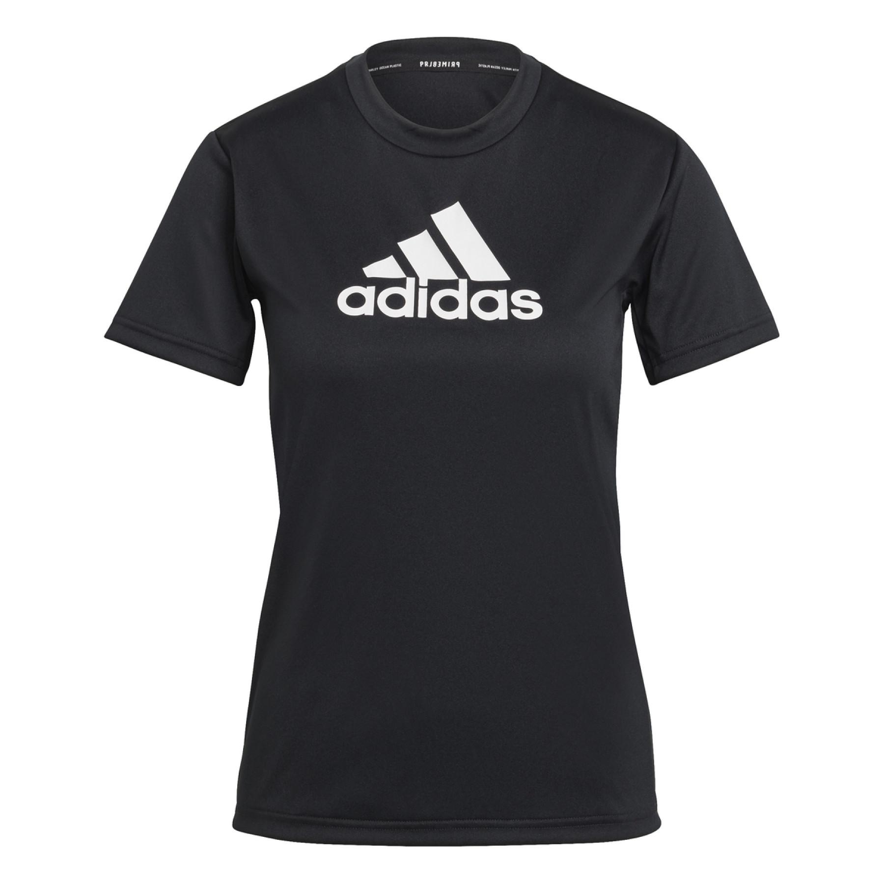 T-shirt för kvinnor adidas Primeblue Designed 2 Move Logo Sport