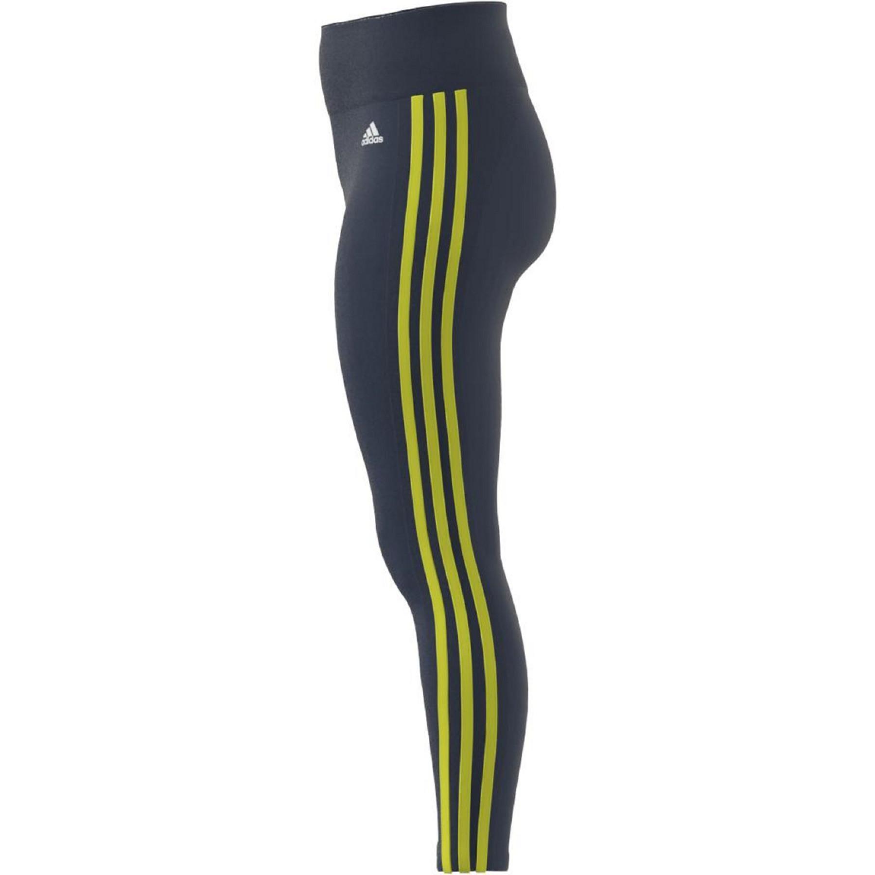 Leggings med hög midja för kvinnor adidas Designed To Move 3-Bandes 7/8 Sport