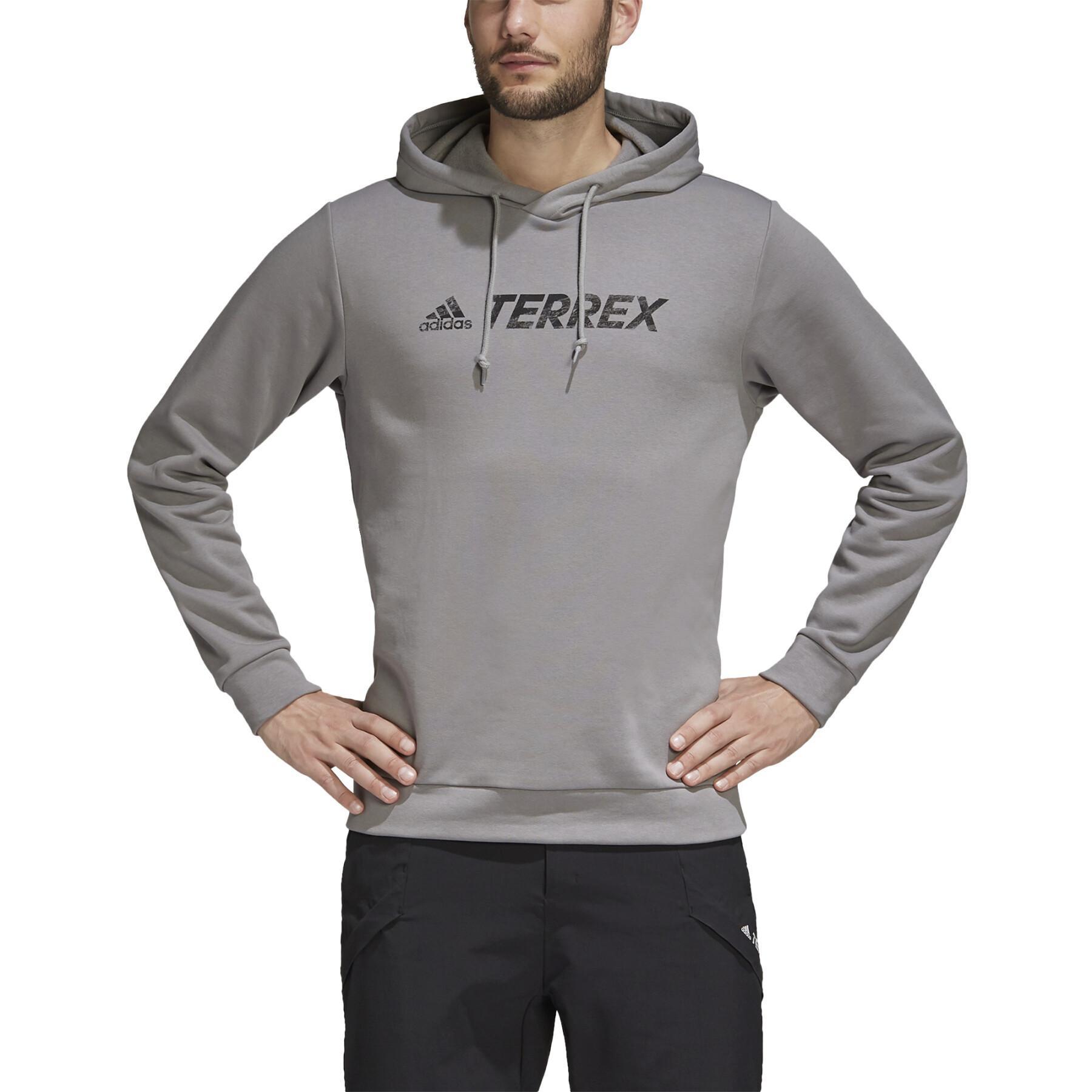 Sweatshirt med huva adidas Terrex Graphic Logo