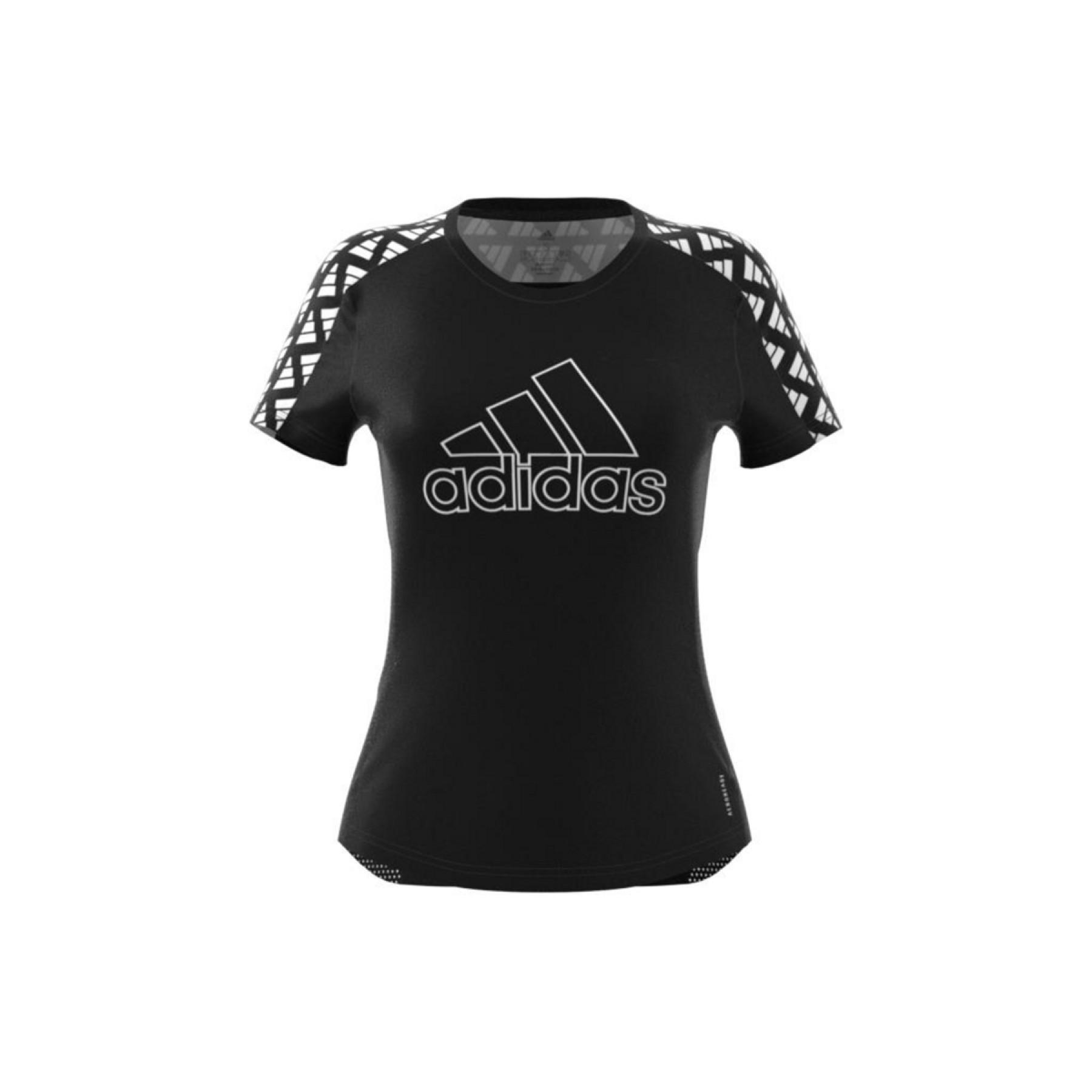 T-shirt för kvinnor adidas Own The Run Celebration