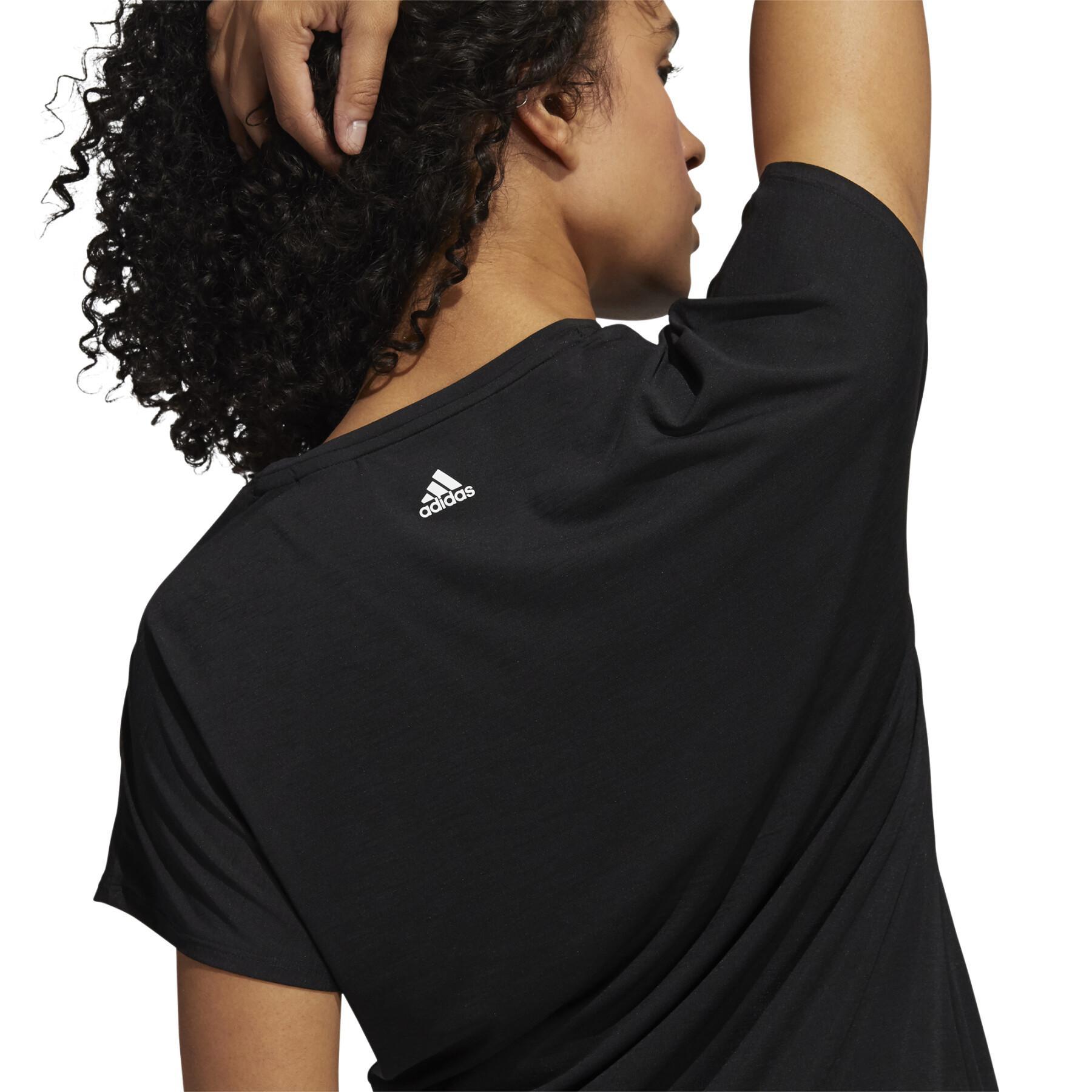 T-shirt för kvinnor adidas 3-Stripes Training