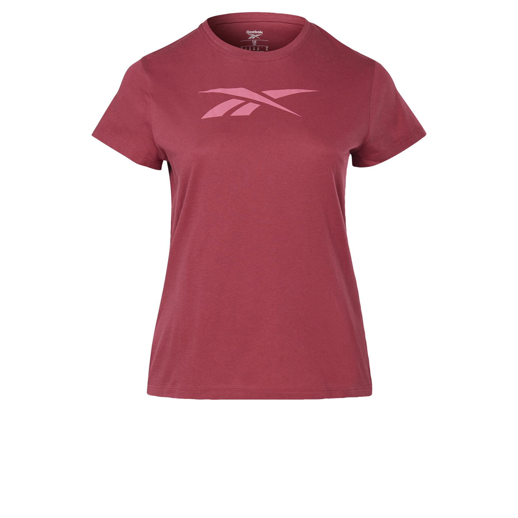 T-shirt i stor storlek för kvinnor Reebok Graphic Vector
