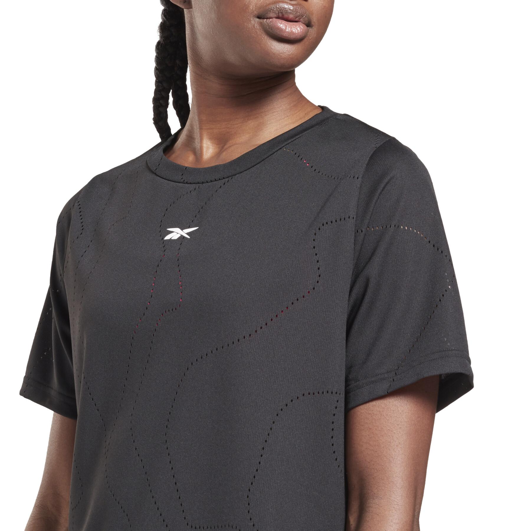 Perforerad T-shirt för kvinnor Reebok United By Fitness