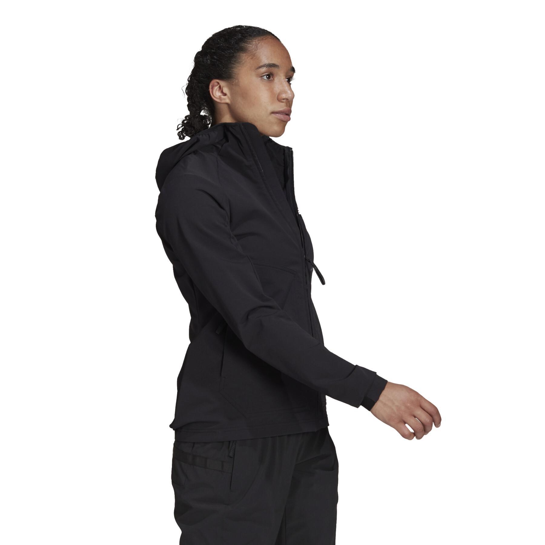 Jacka för kvinnor adidas Terrex Multi-Stretch Softshell
