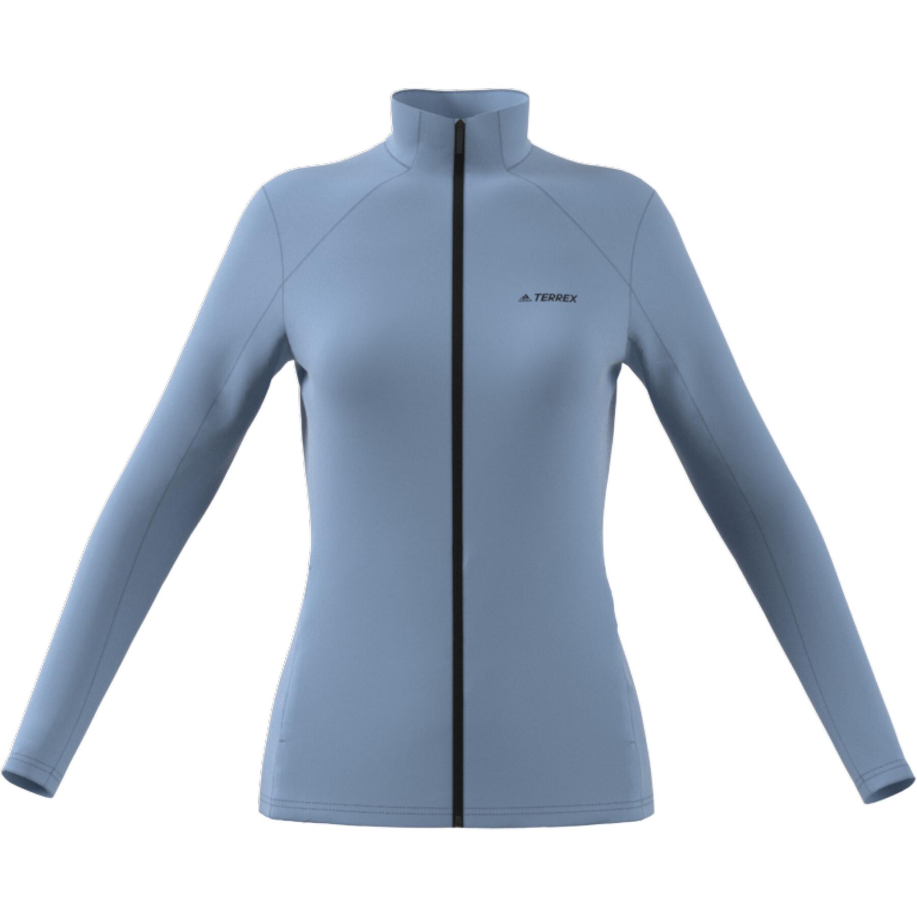 Sweatshirt för kvinnor adidas Terrex Multi Primegreen Full-Zip