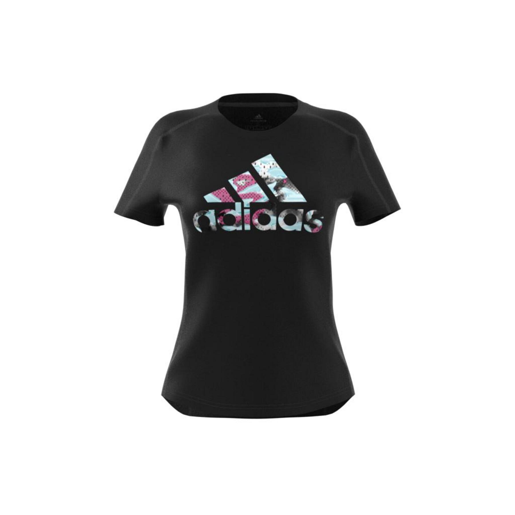 T-shirt för kvinnor adidas Fast Graphic