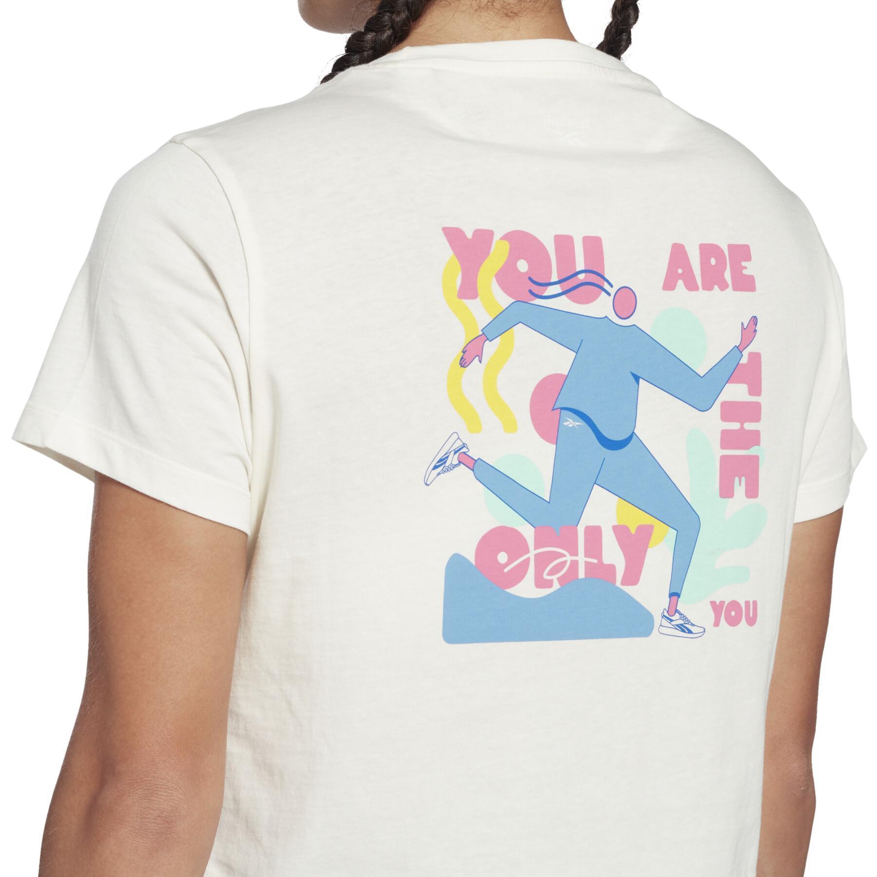 T-shirt för kvinnor Reebok Training Essentials Graphic - Verbiage