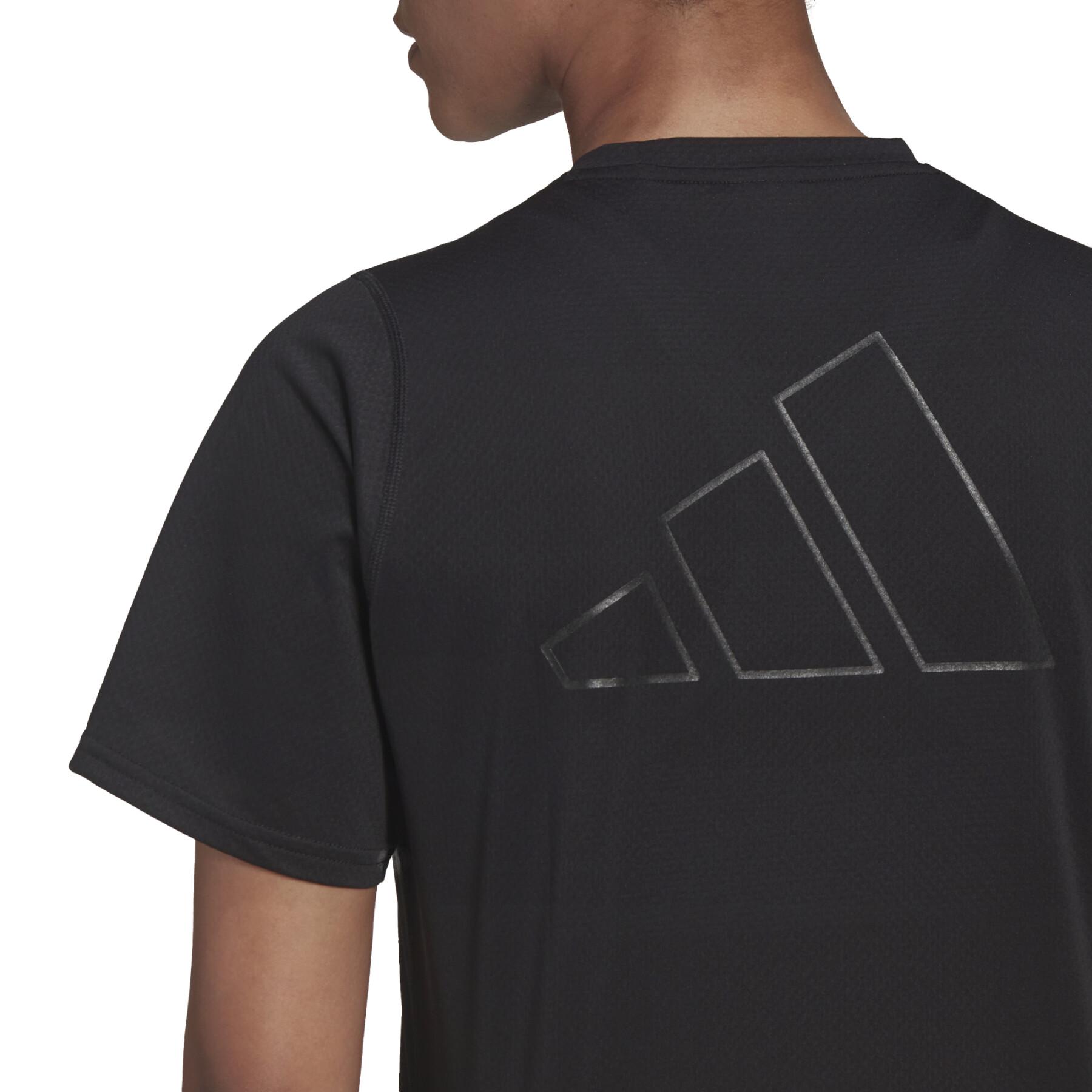 T-shirt för kvinnor adidas Run Icons 3bar