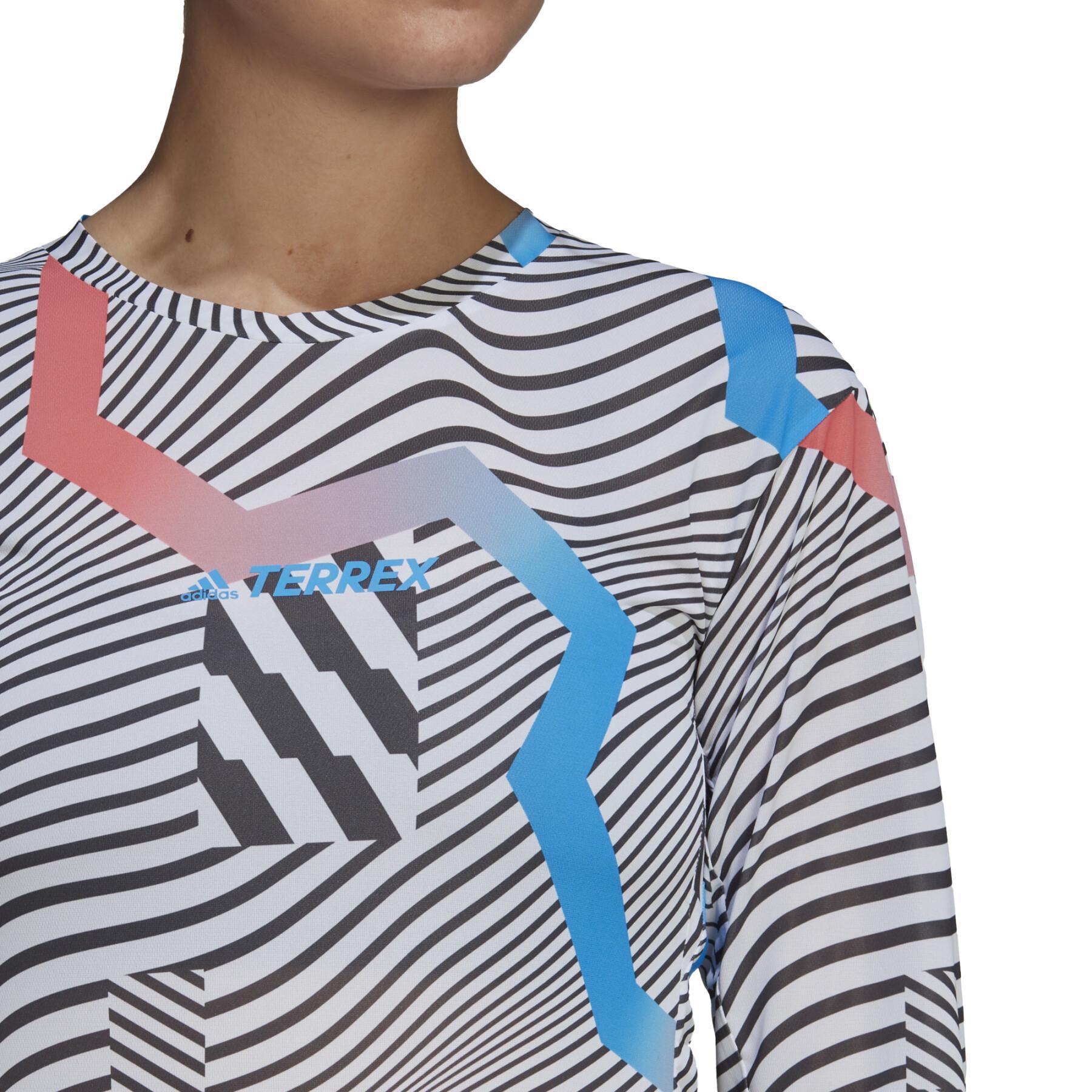 T-shirt för kvinnor adidas Terrex Primeblue Trail Graphic