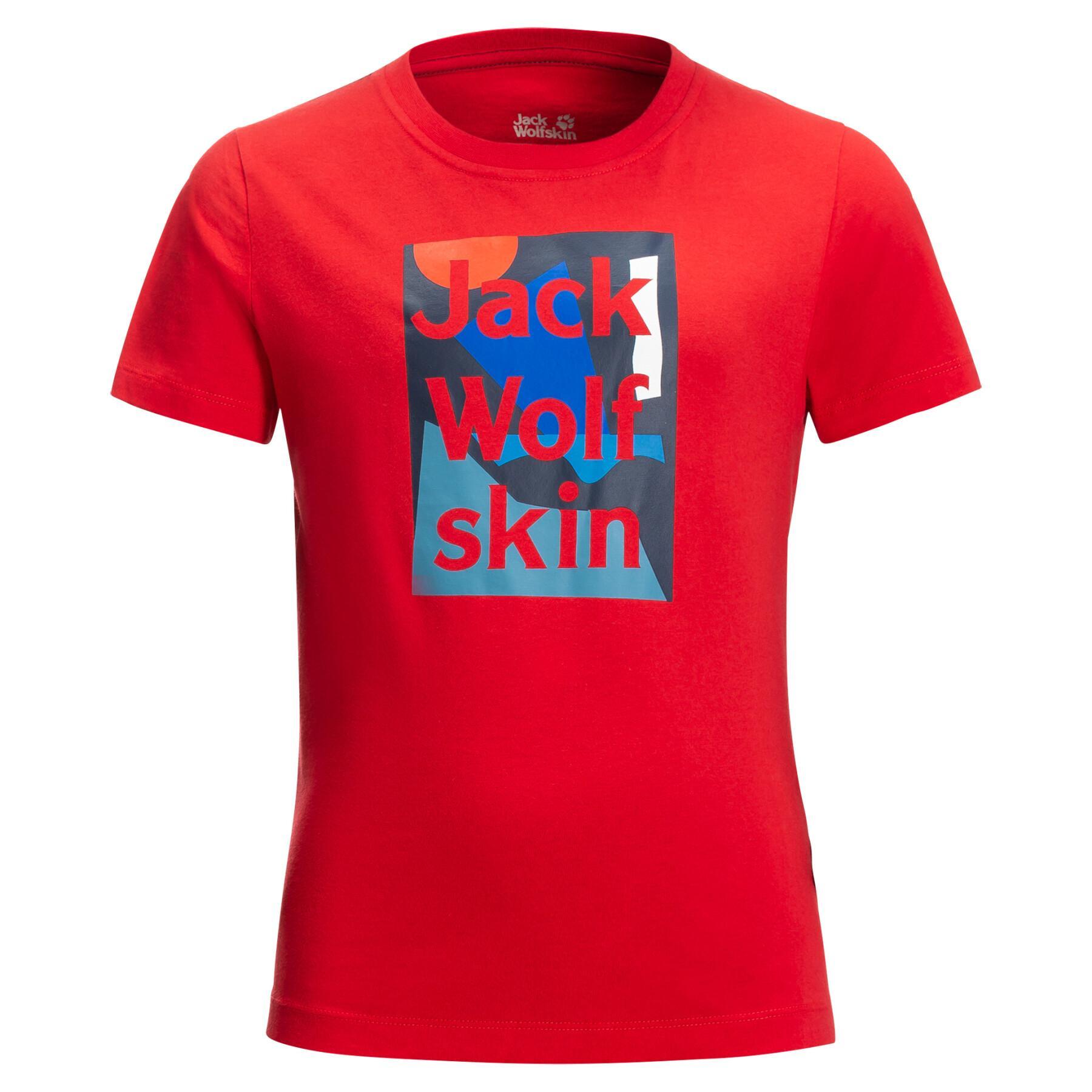 T-shirt för barn Jack Wolfskin Jackolfskin