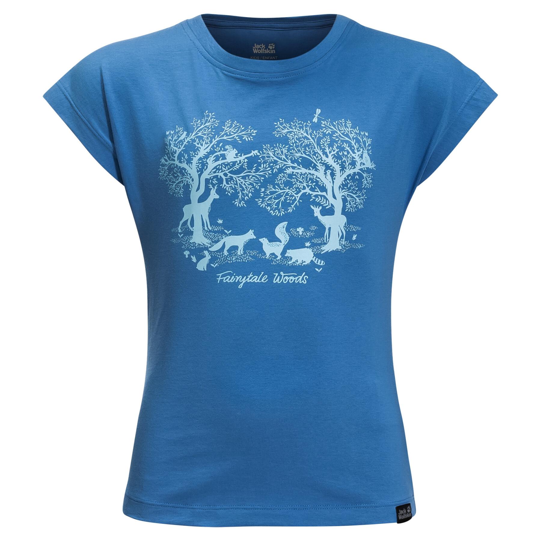 T-shirt för flickor Jack Wolfskin Fairytale