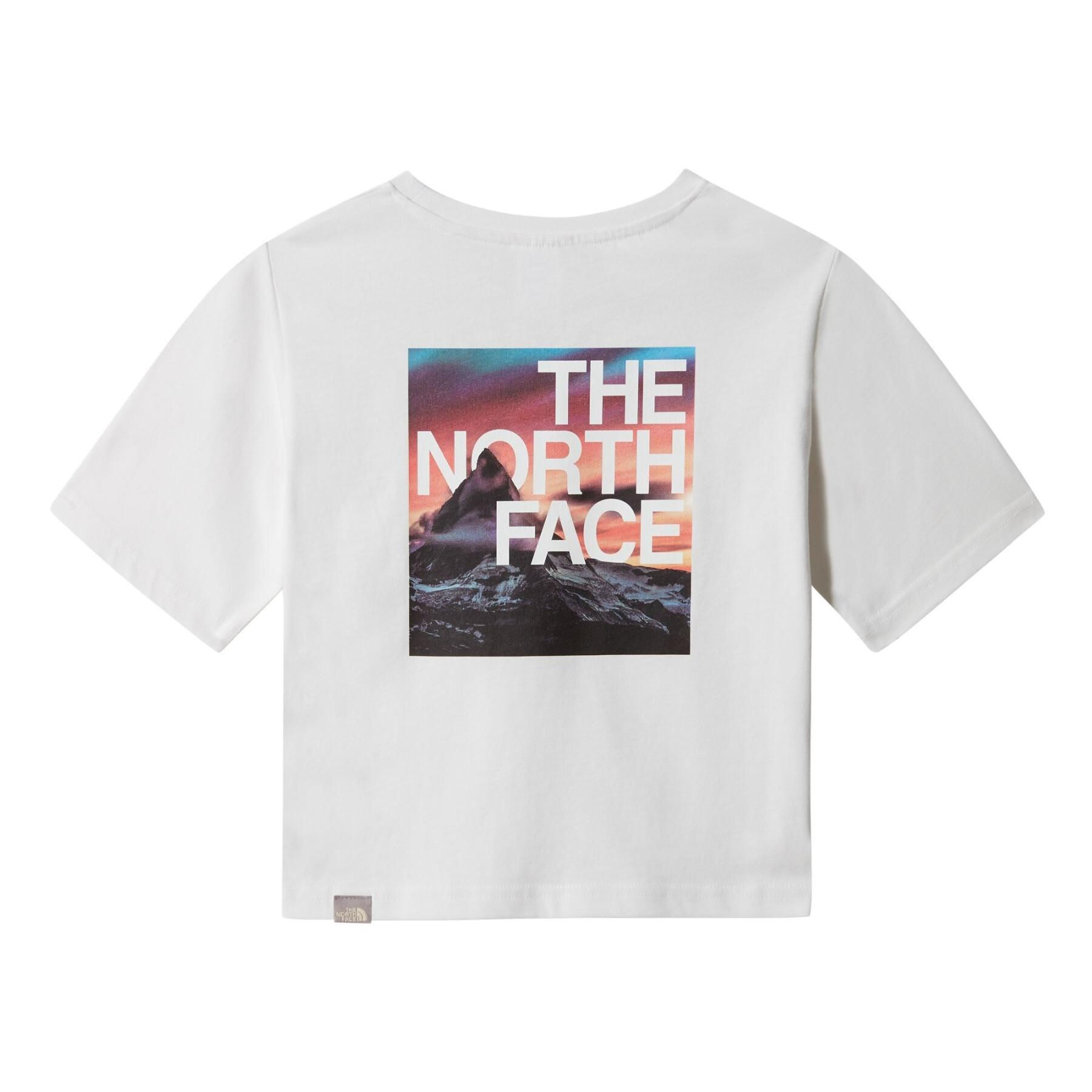 Crop T-shirt för flickor The North Face Graphic