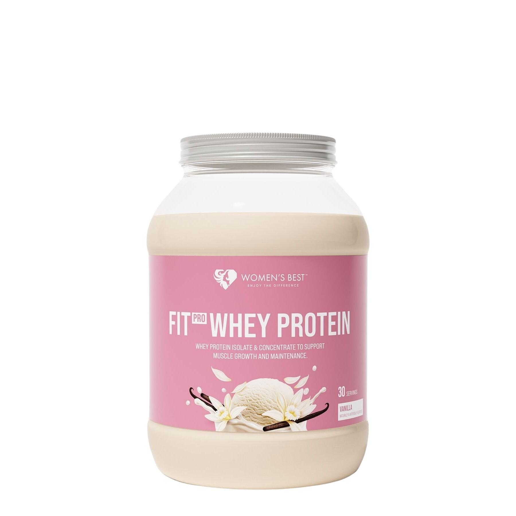 Vassleprotein fit pro vaniljsmak Women's Best 1000 g