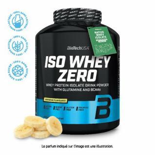 Proteingryta Biotech USA iso whey zero lactose free - Banane - 2,27kg