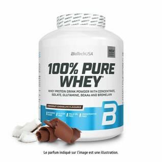 100% ren vassleprotein i burk Biotech USA - Noix de coco-chocolat - 2,27kg