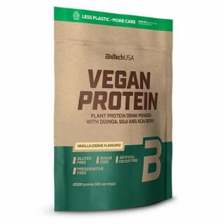 Förpackning med 4 veganska proteinpåsar Biotech USA - Gâteaux à la vanille - 2kg
