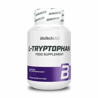 Vitaminburkar Biotech USA l-tryptophan - 60 Gélul (x12)