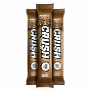 Förpackning med 12 snacksförpackningar Biotech USA crush bar - Chocolat-brownie