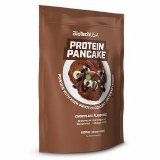 Påsar med proteinpannkakssnacks Biotech USA - Chocolate - 1kg