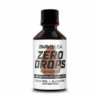 Förpackning med 10 snacksrör Biotech USA zero drops - Chocolate - 50ml