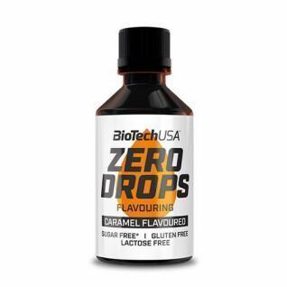 Snack-rör Biotech USA zero drops - Caramel - 50ml (x10)