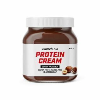 Krämiga protein snacksförpackningar Biotech USA - Cacao-noisette - 400g (x12)