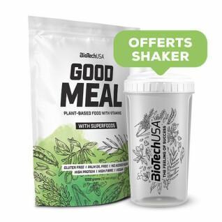 Förpackning med 10 snackspåsar Biotech USA Good Meal - Neutre - 33g