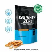 Förpackning med 10 proteinpåsar Biotech USA iso whey zero lactose free - Caramel salé - 500g