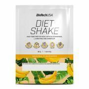 Förpackning med 50 proteinpåsar Biotech USA diet shake - Cookies & Cream - 30g