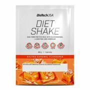 Förpackning med 50 proteinpåsar Biotech USA diet shake - Caramel salé - 30g