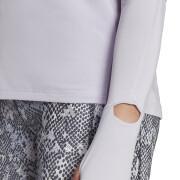 Långärmad tröja med halvzip för kvinnor adidas Fast