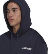 Sweatshirt med huva adidas Terrex Logo Graphic