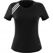 T-shirt för kvinnor adidas 3-Stripes Run