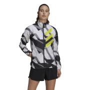 Vindtät jacka för kvinnor adidas Terrex Parley Agravic Trail Running
