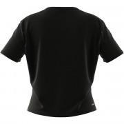 Kort T-shirt för kvinnor adidas Aeroready Designed 2 Move Logo Sport