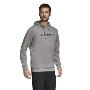 Sweatshirt med huva adidas Terrex Graphic Logo