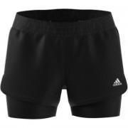 Shorts för kvinnor adidas Pacer 3-Bandes Woven Two-in-One