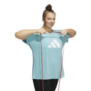 T-shirt i stor storlek för kvinnor adidas 3-Stripes Training