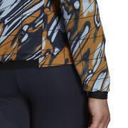 Jacka för kvinnor adidas Terrex Multi Graphic Stretch Softshell